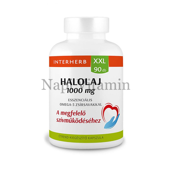 Interherb XXL Halolaj 1000mg kapszula 90x